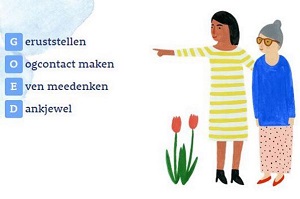 Illustratie GOED doen, samen dementievriendelijk