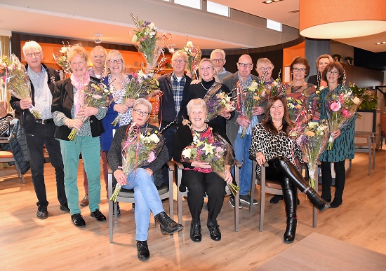 Jubilarissen vrijwilligers de Posten-november 2019