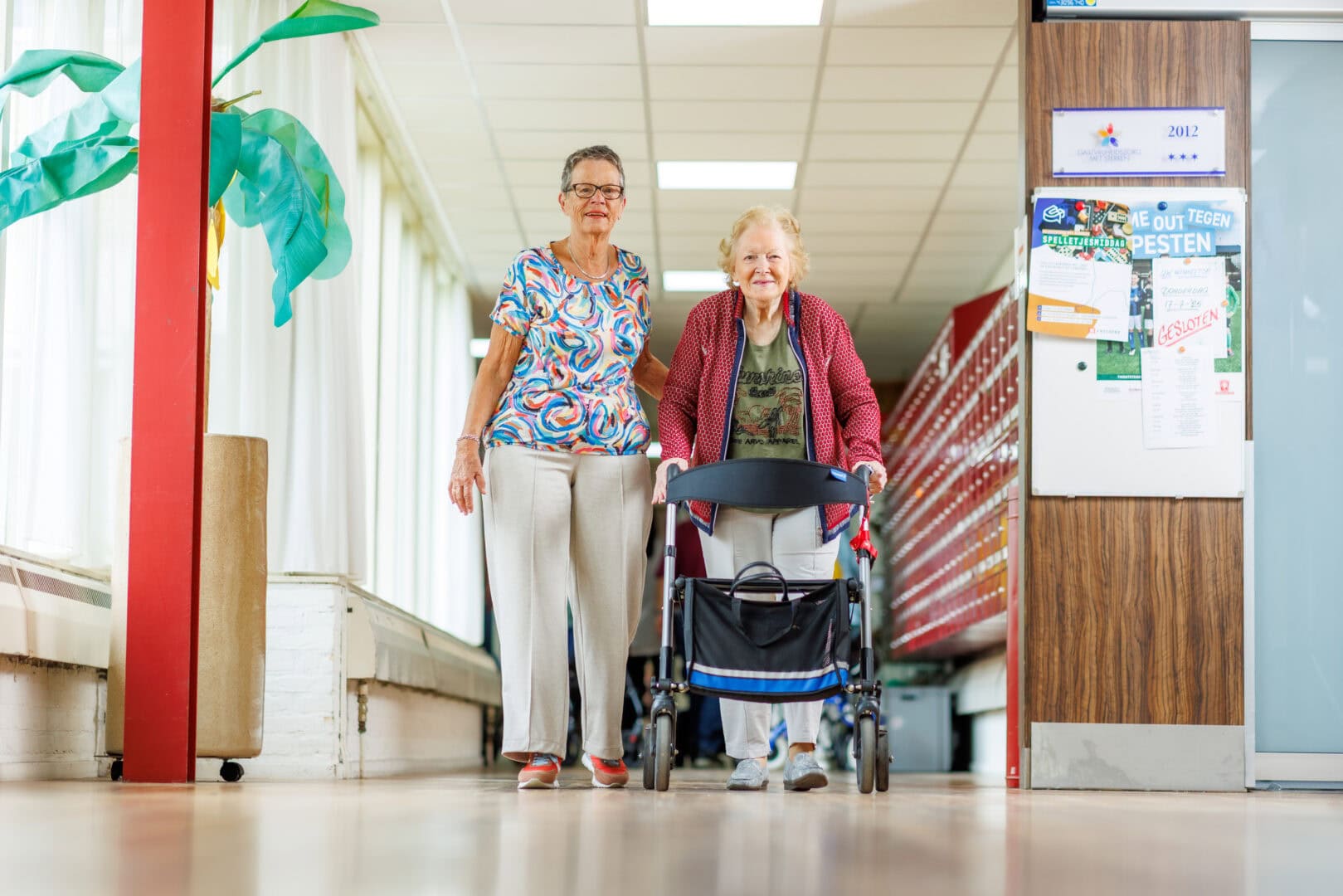 bewoner en vrijwilliger
